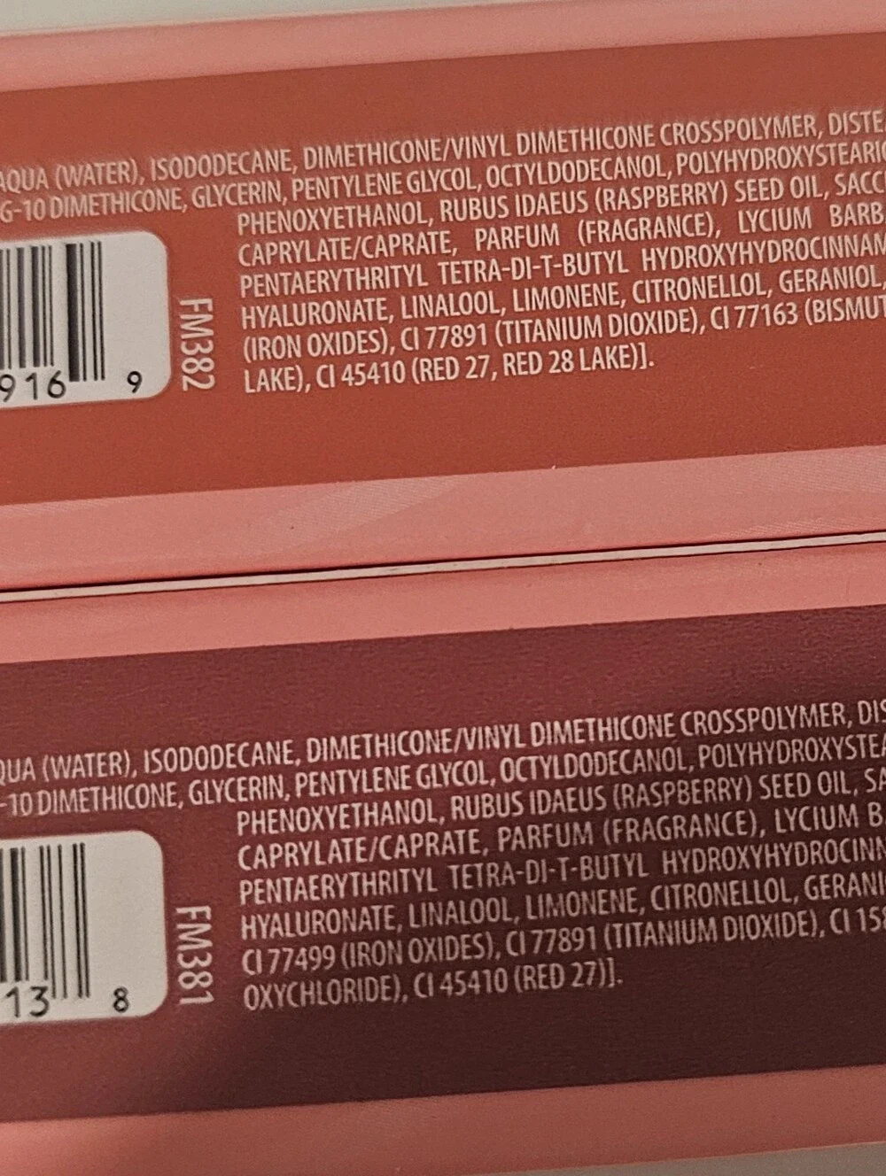 TWO full-size Benefit Plushtint lip tints